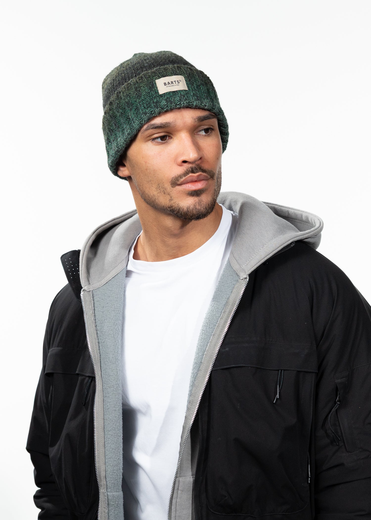 Men Ealar Beanie green - Front