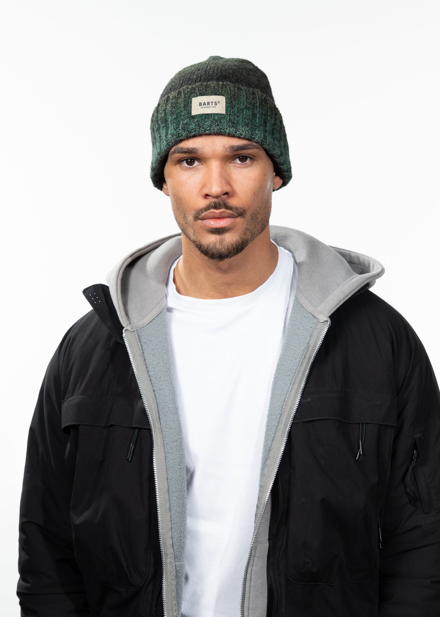 Men Ealar Beanie green - Front