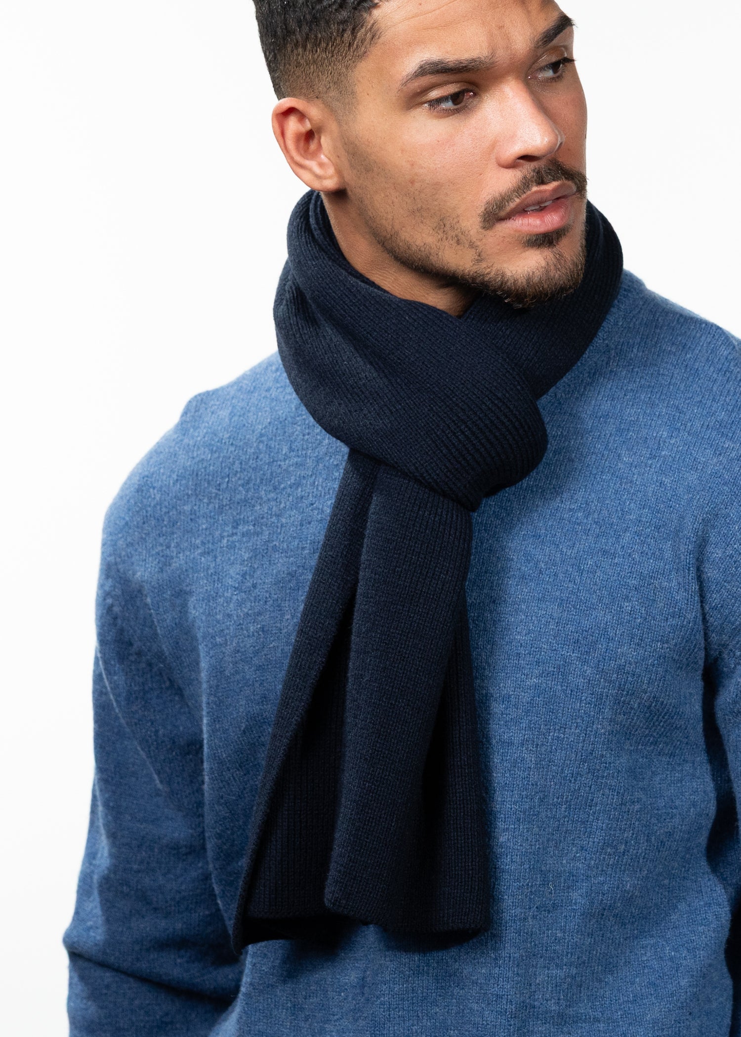 Unisex Kinabalu Scarf old blue - Front