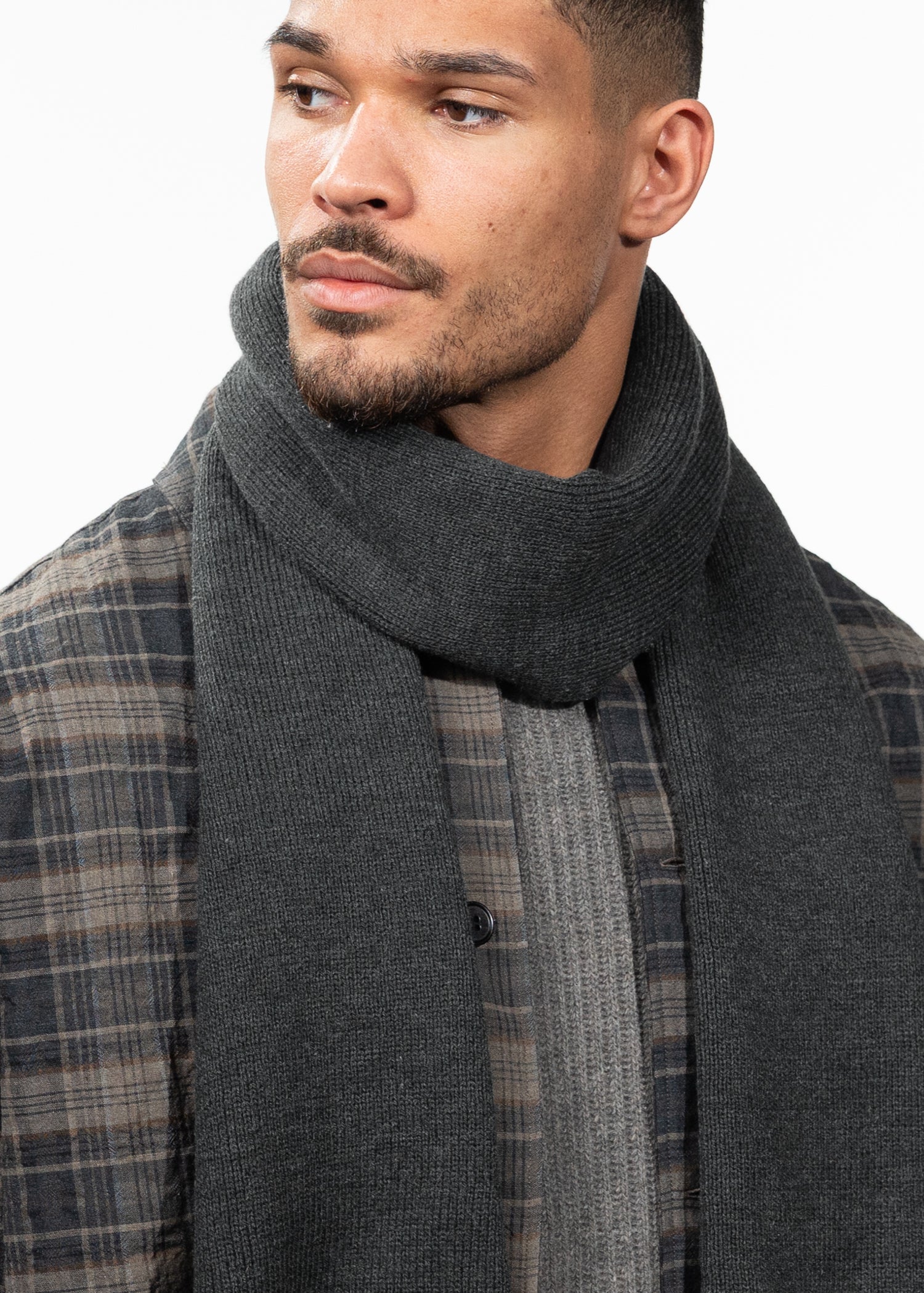 Unisex Kinabalu Scarf dark heather - Front