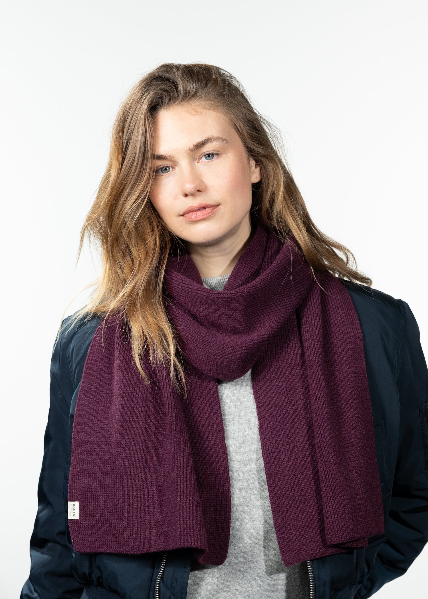 Unisex Kinabalu Scarf aubergine - Front