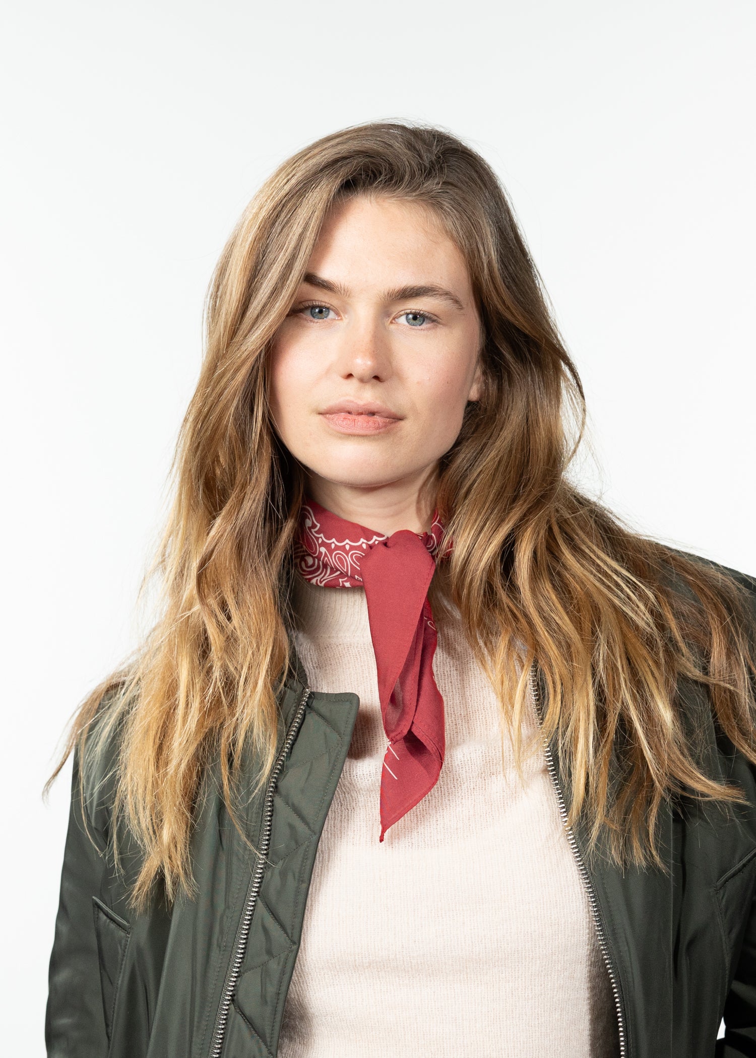 Women Rigga Scarf red - Front