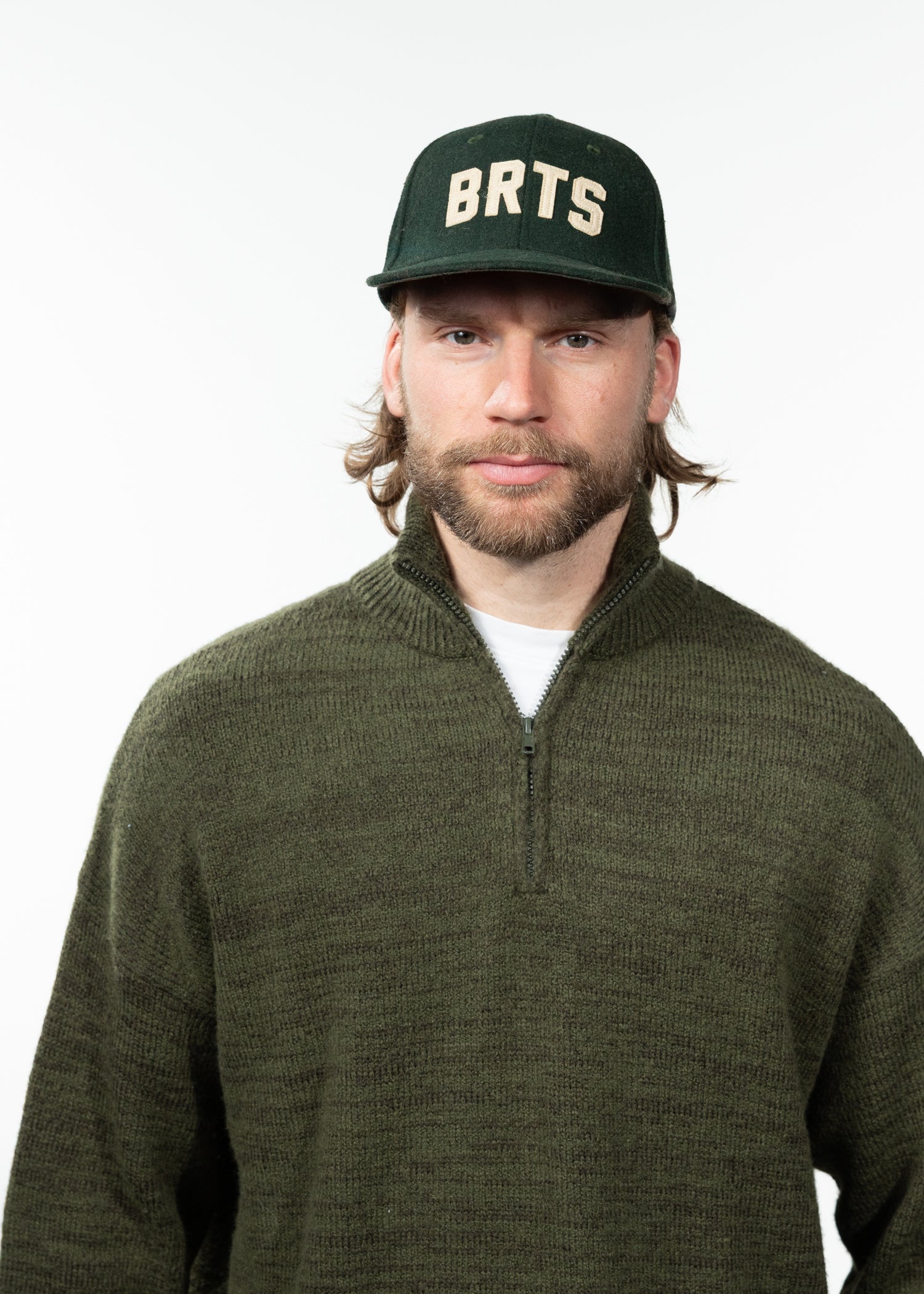 Men Tavish Cap bottle green - Front