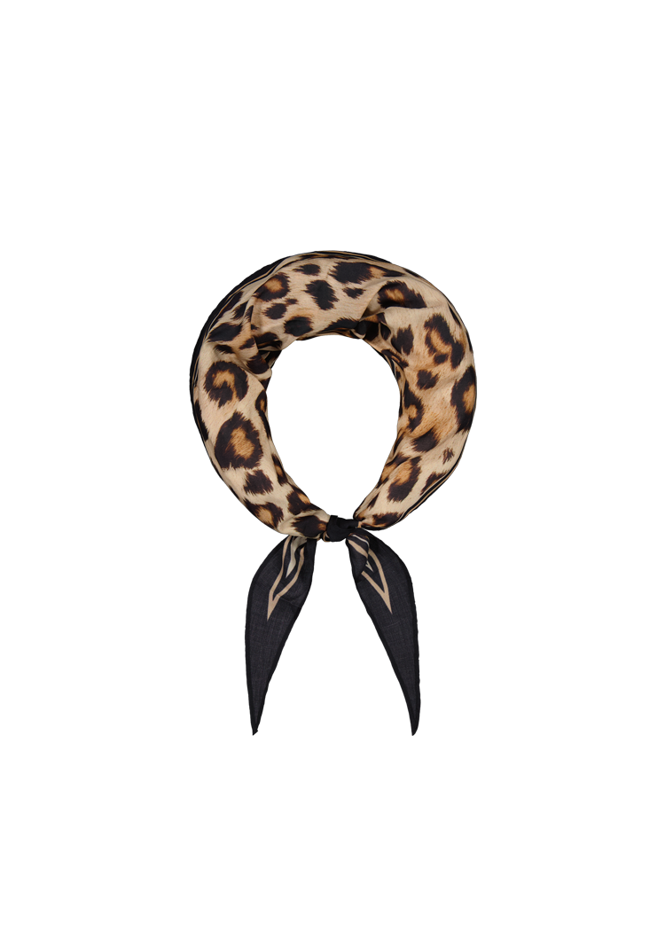 Women Valtos Scarf print brown