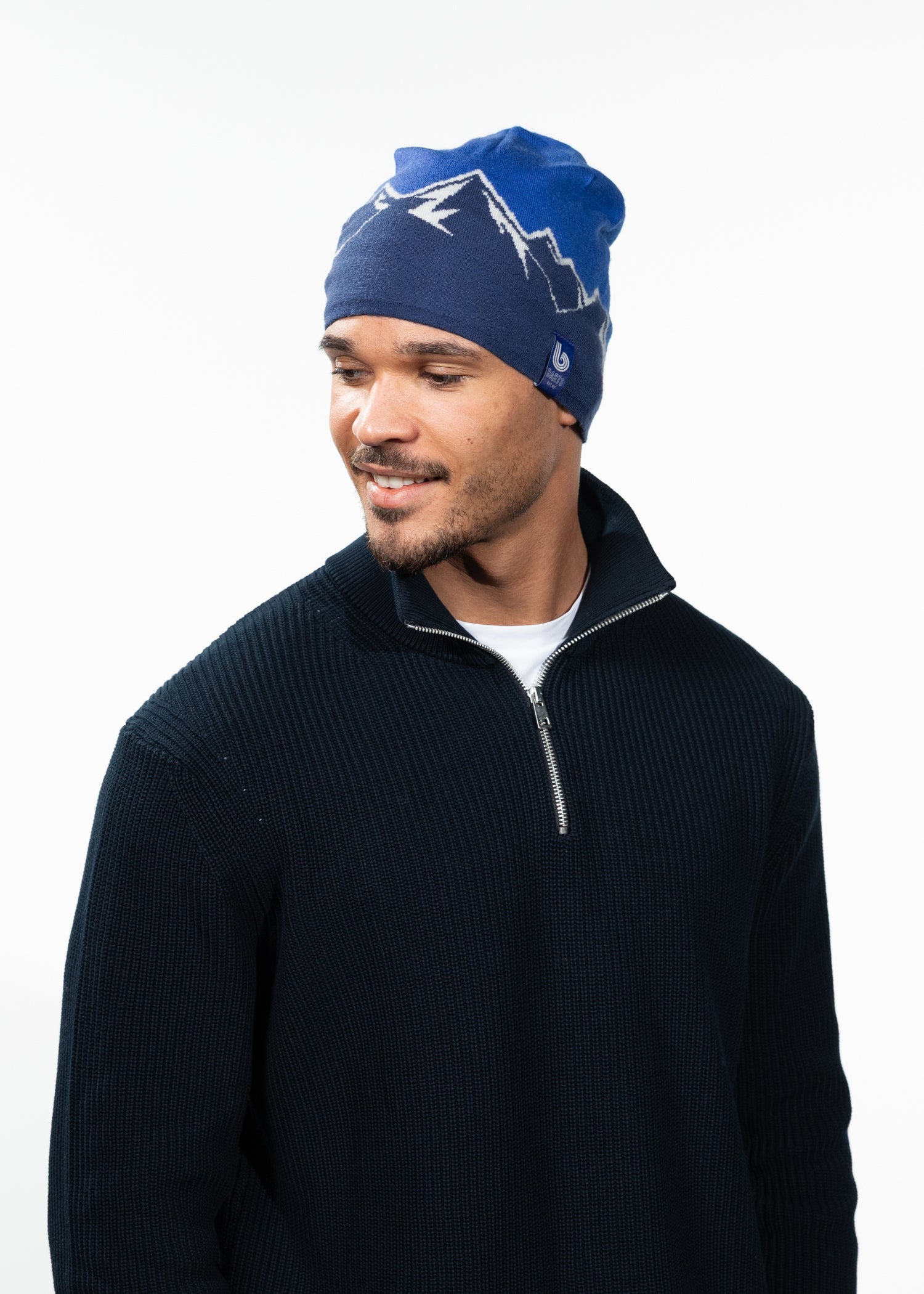 Men Timberline Beanie blue - Side