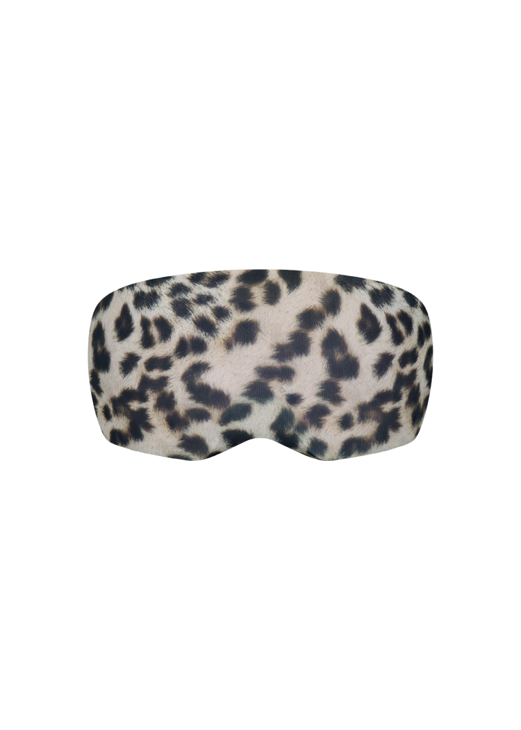 Unisex Goggle Cover Leopard white