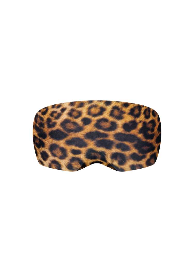 Unisex Goggle Cover Leopard light brown