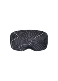 Unisex Goggle Cover Topographic black