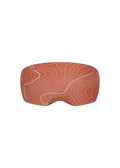 Unisex Goggle Cover Topographic rust