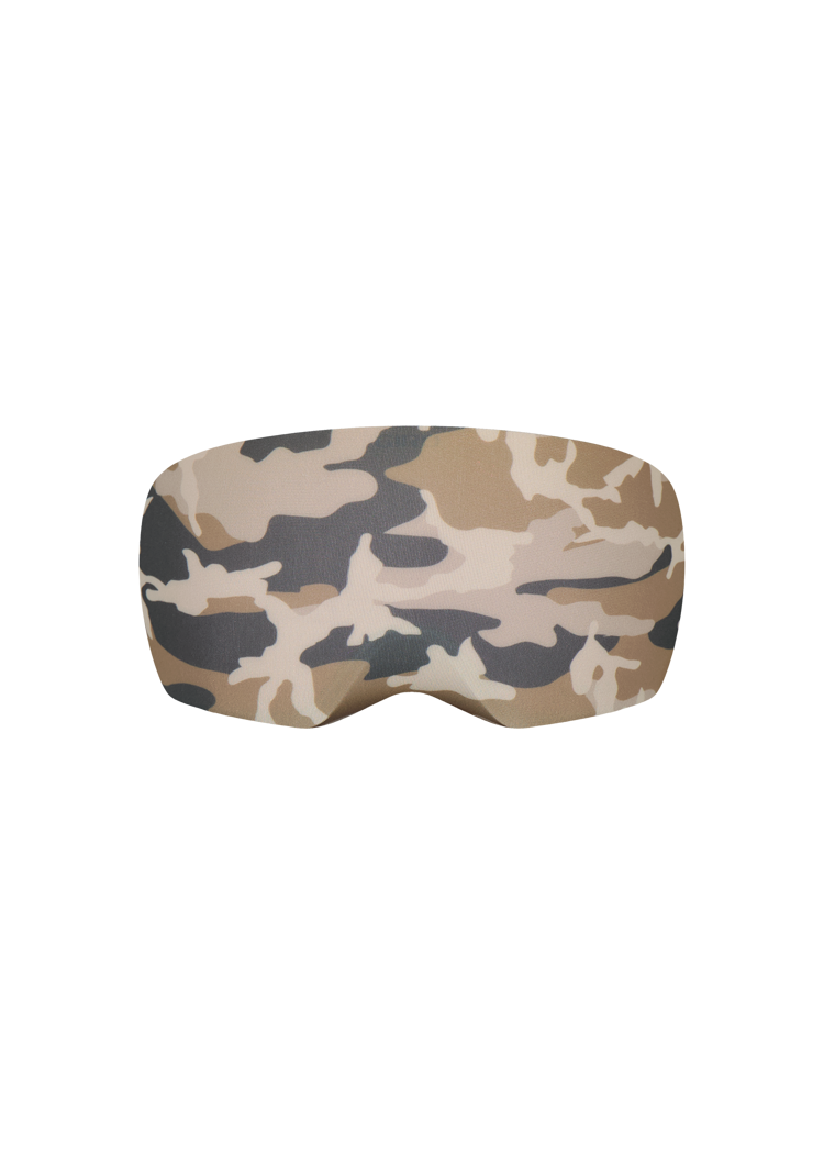 Unisex Goggle Cover Camo brown