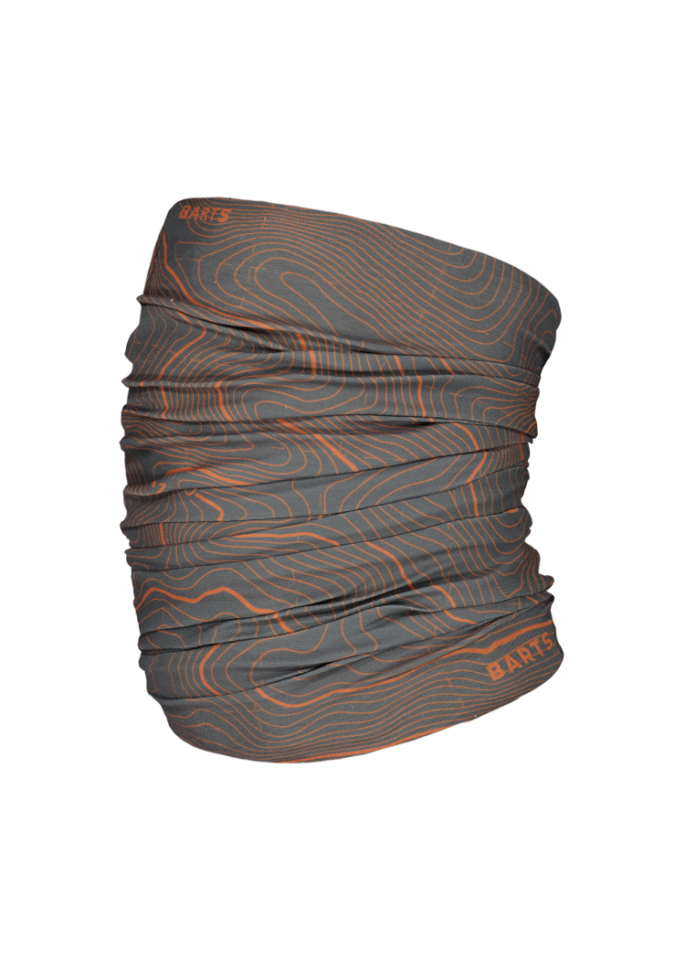 Unisex Multicol Topographic dark grey