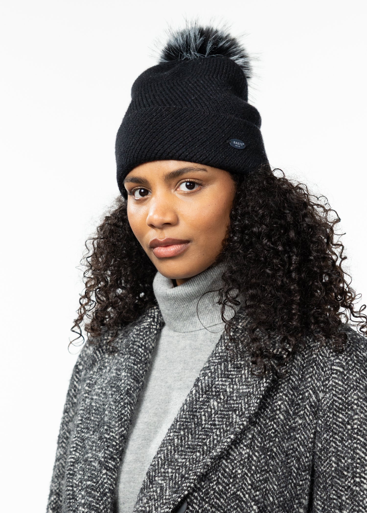 Women Rosamaria Beanie black - Side