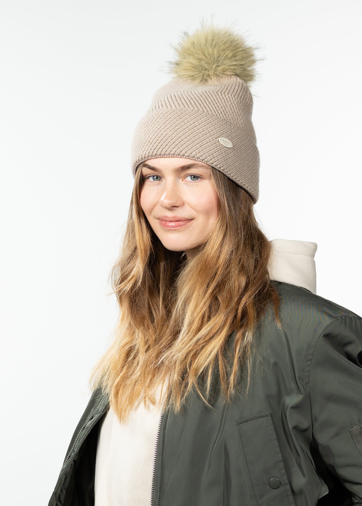 Women Rosamaria Beanie light brown - Front