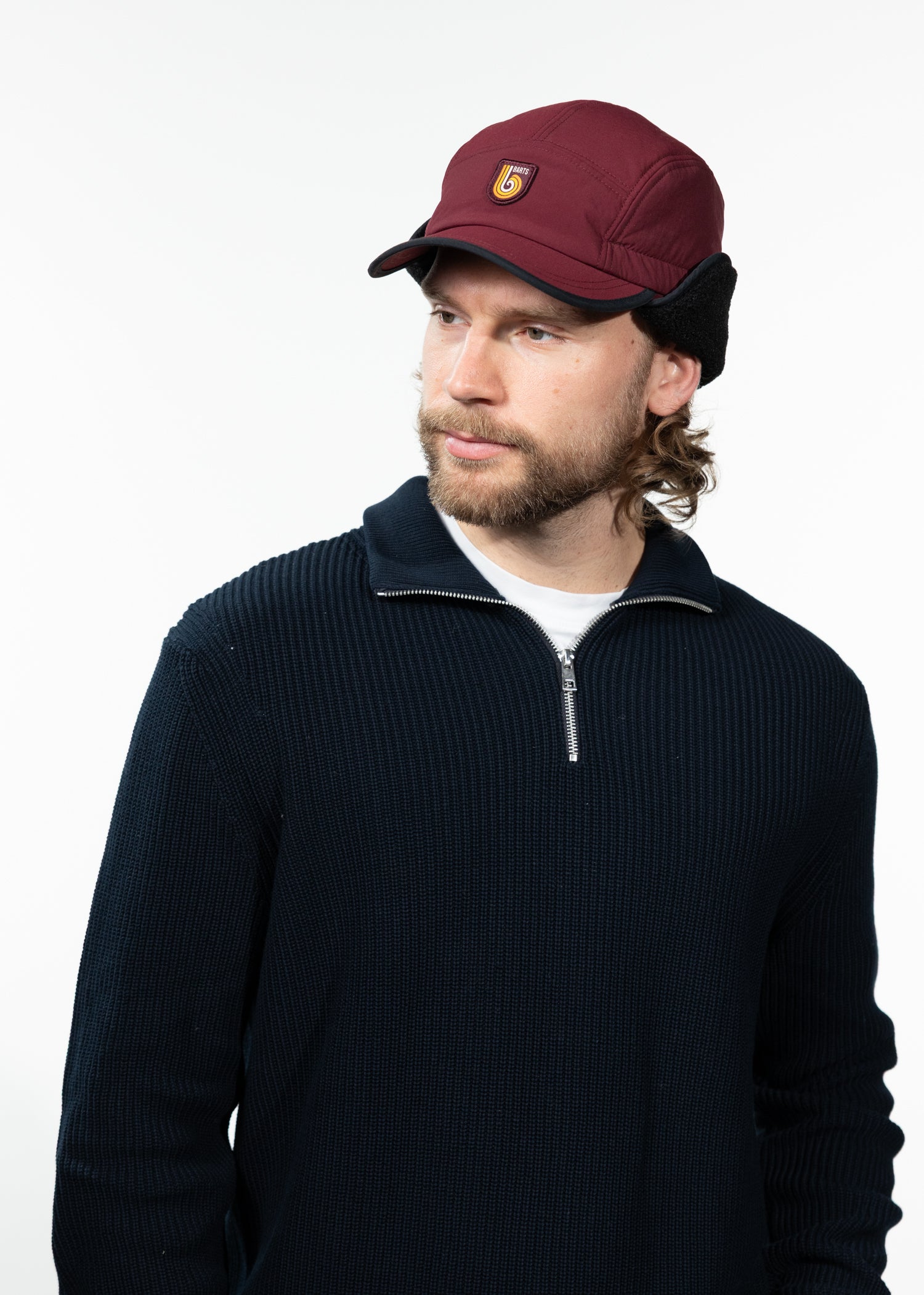 Unisex Madzen Cap burgundy - Side