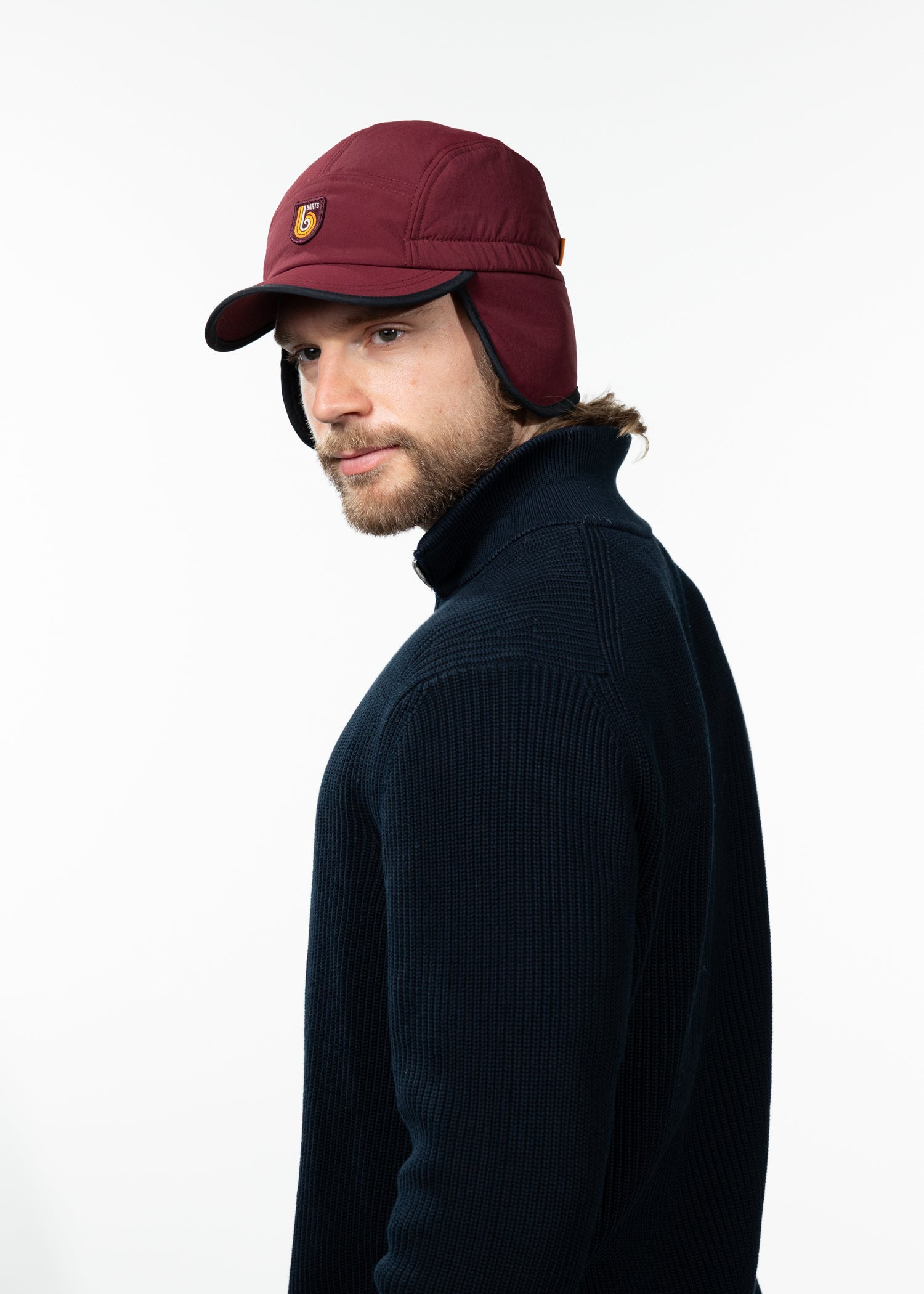 Unisex Madzen Cap burgundy - Side