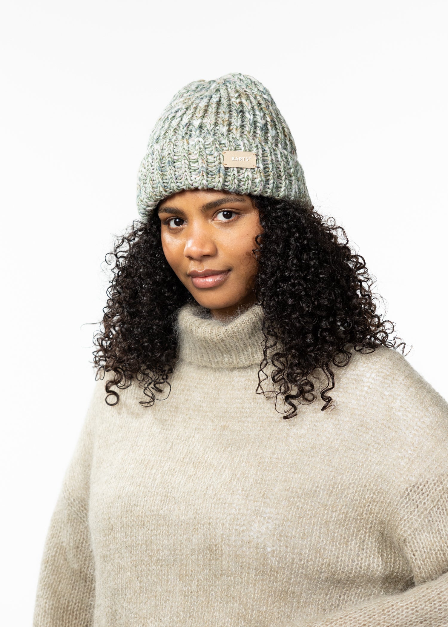 Women Williamina Beanie stone - Side