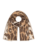 Women Cowcoon Scarf dark brown