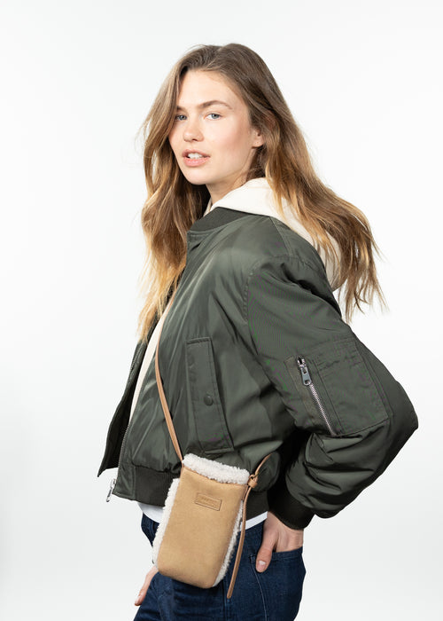 Bags Aedey Phonebag light brown - Front