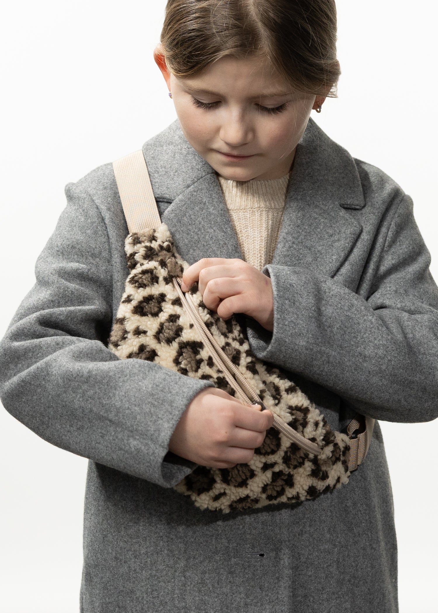 Bags Cuddley Bumbag print beige - Front