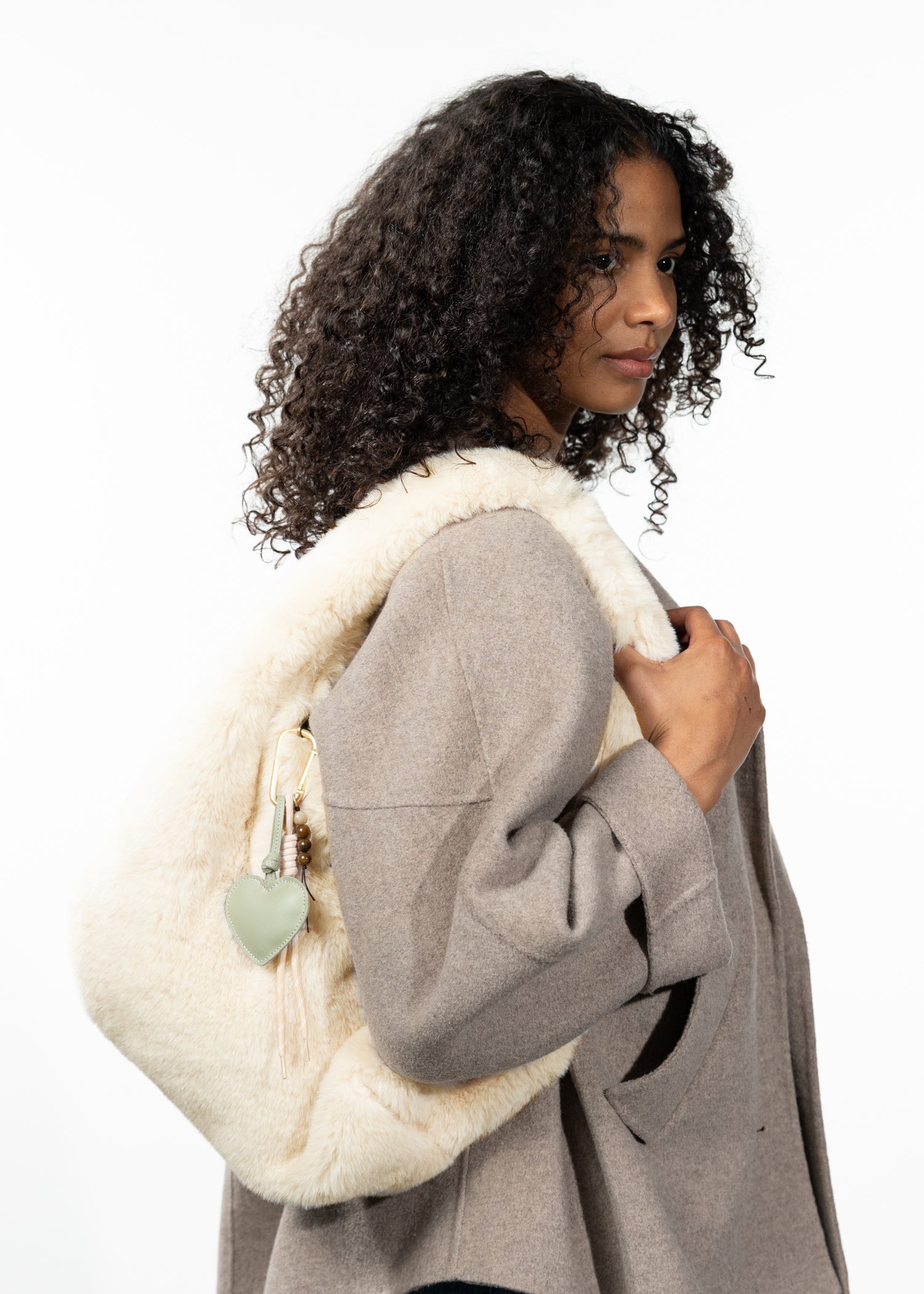 Bags Djupa Handbag cream - Front
