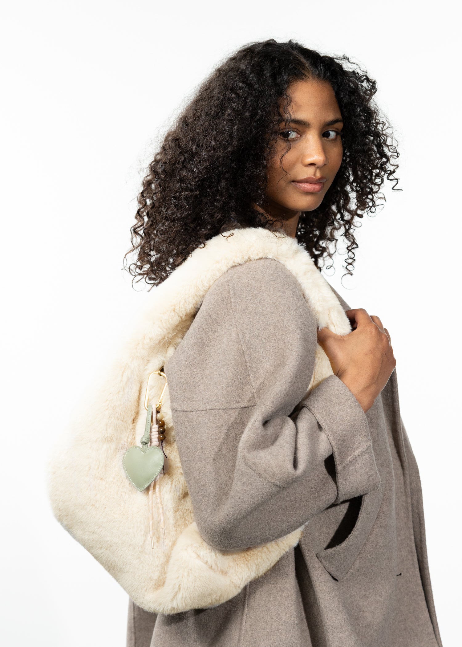 Bags Djupa Handbag cream - Front
