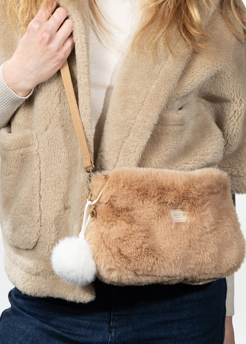 Bags Bag Charm Pom cream - Front