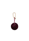 Bags Bag Charm Pom aubergine