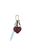 Bags Bag Charm Heart aubergine