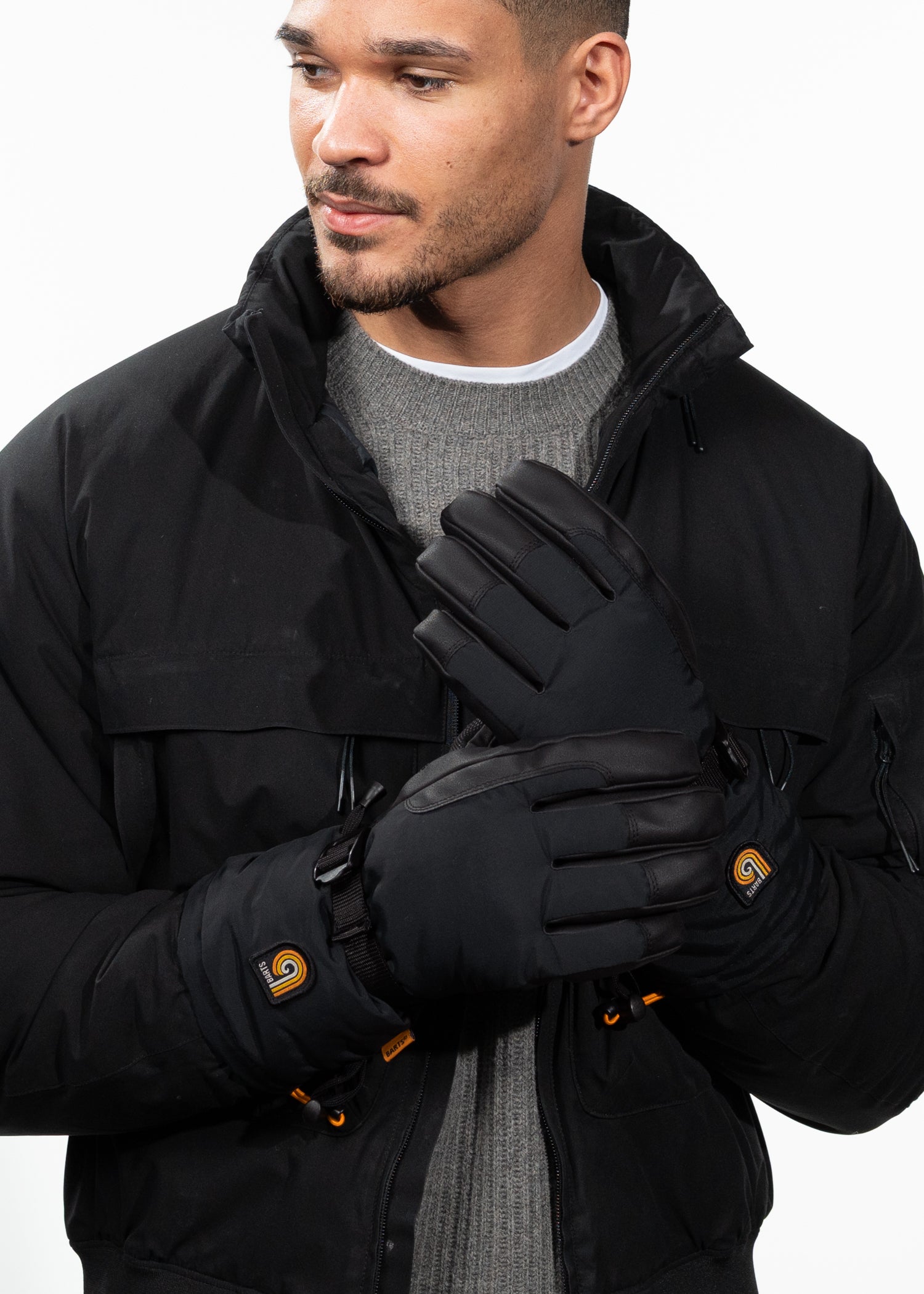 Unisex Madzen Skigloves black - Front