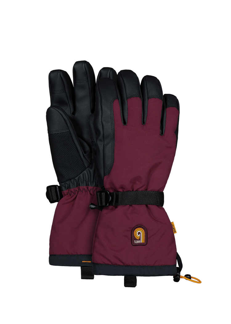 Unisex Madzen Skigloves burgundy