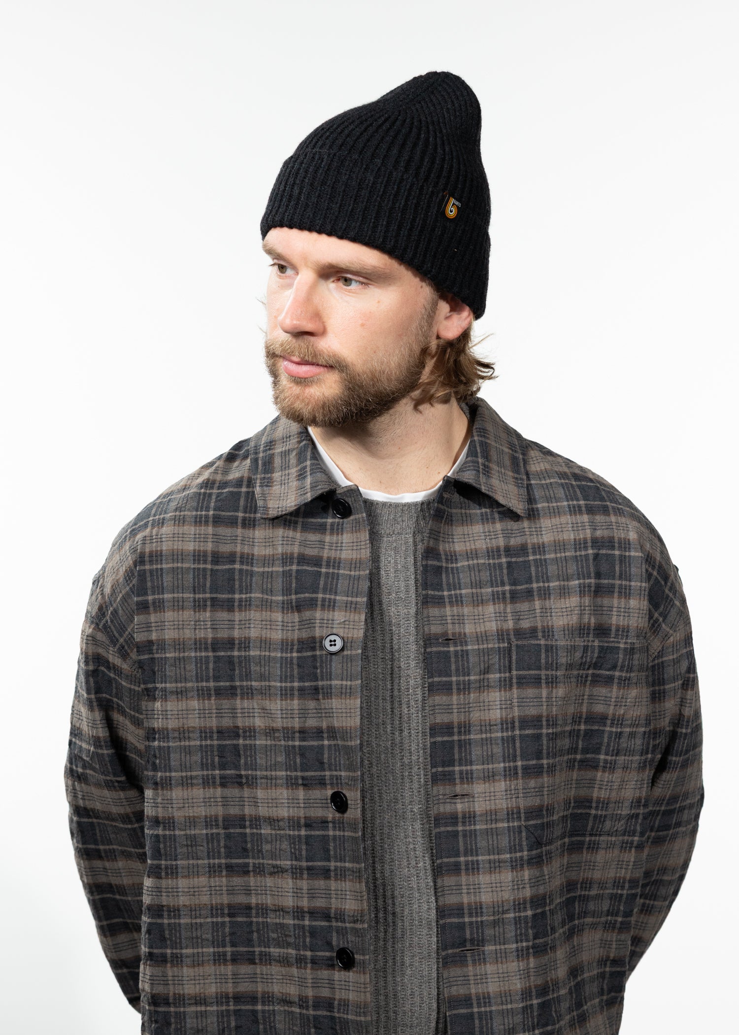 Unisex Madzen Beanie black - Side