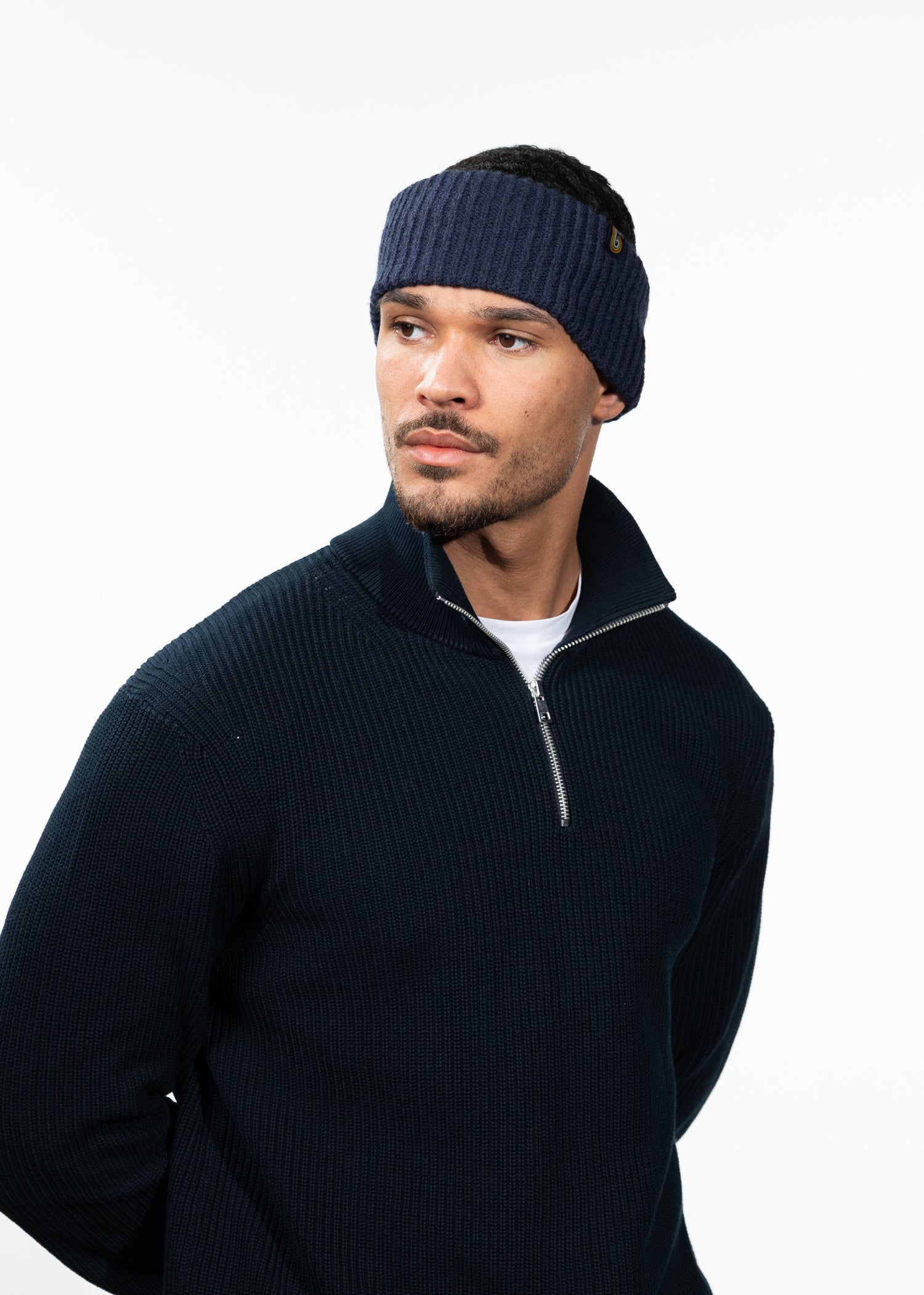 Unisex Madzen Headband navy - Front