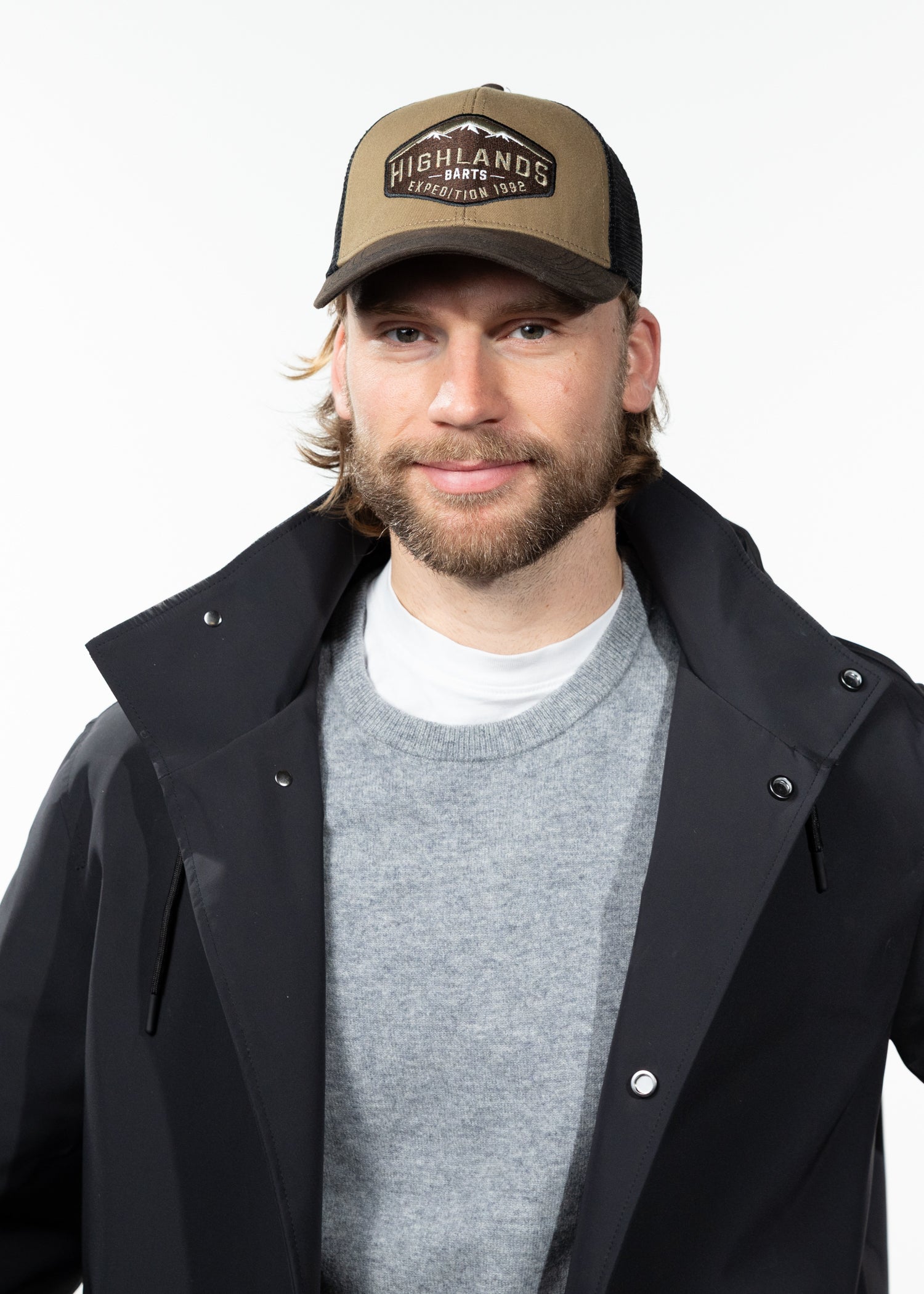 Men Eoghan Cap brown - Front