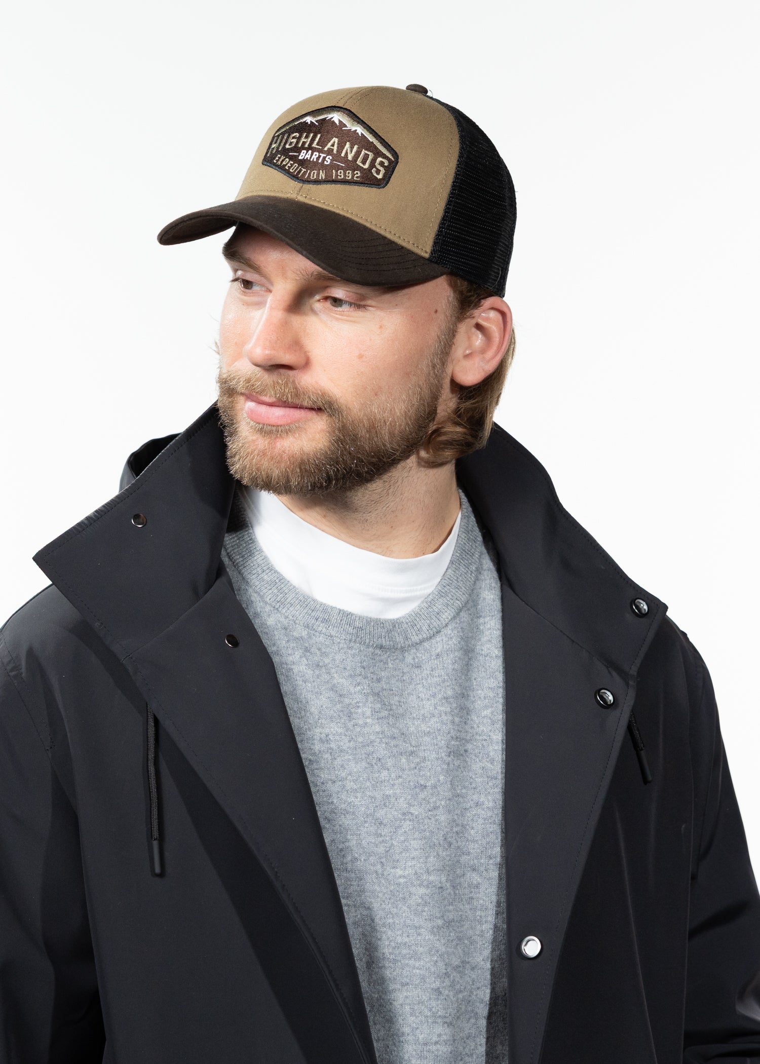 Men Eoghan Cap brown - Side