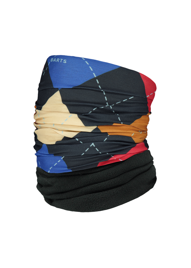 Unisex Multicol Polar Argyle black
