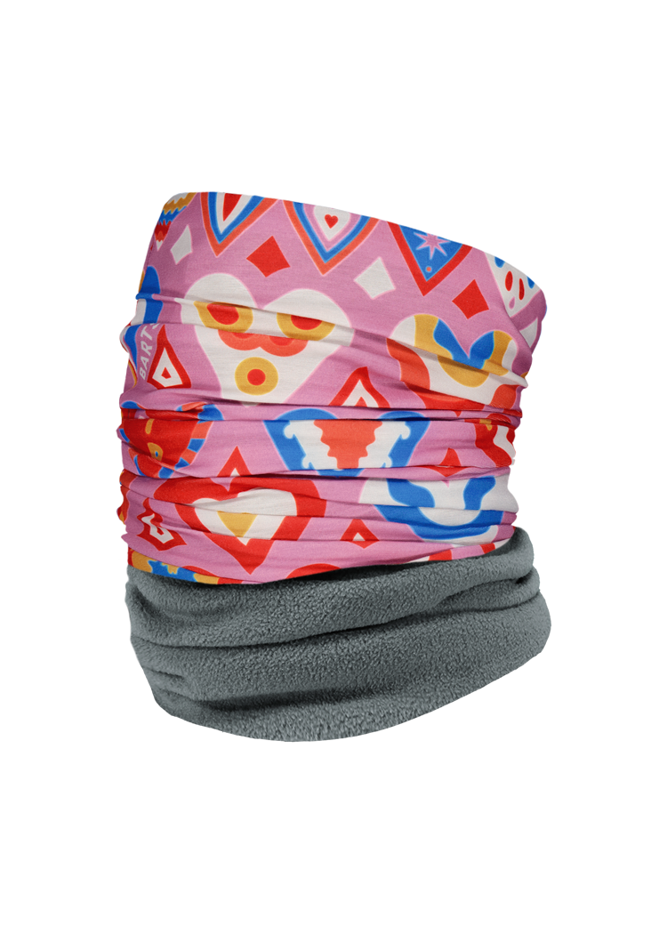 Unisex Multicol Polar Heart pink