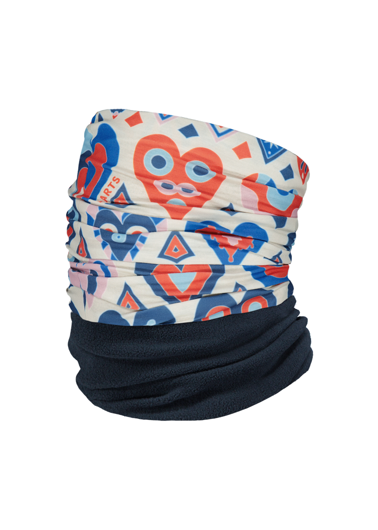 Unisex Multicol Polar Heart cream