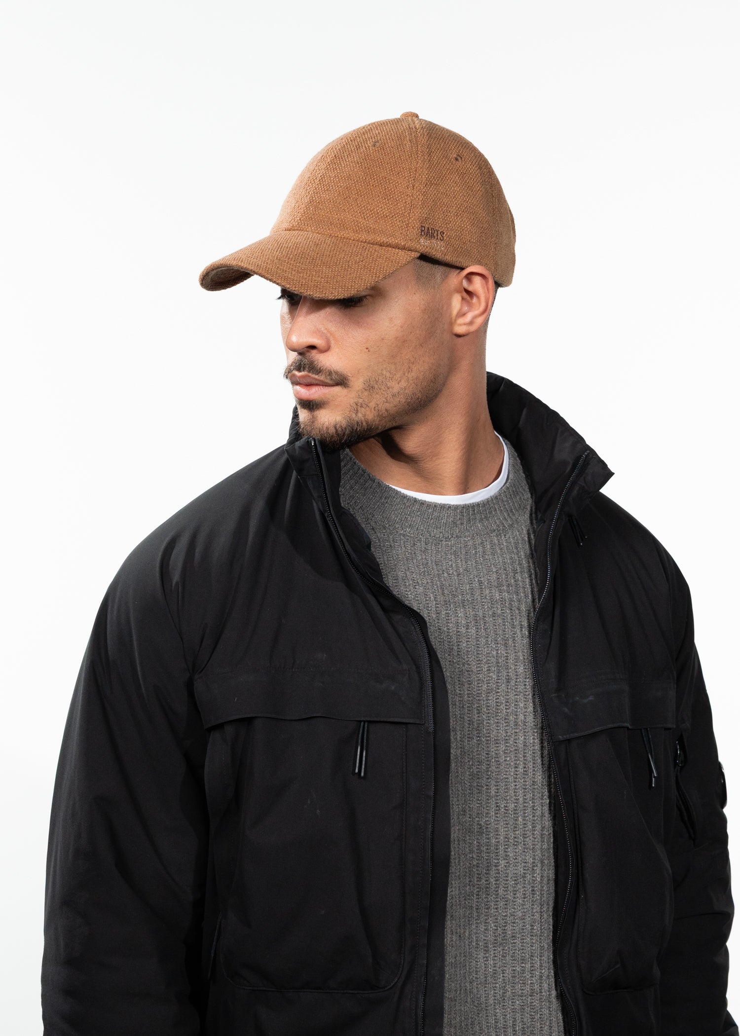 Men Eivor Cap brown - Side