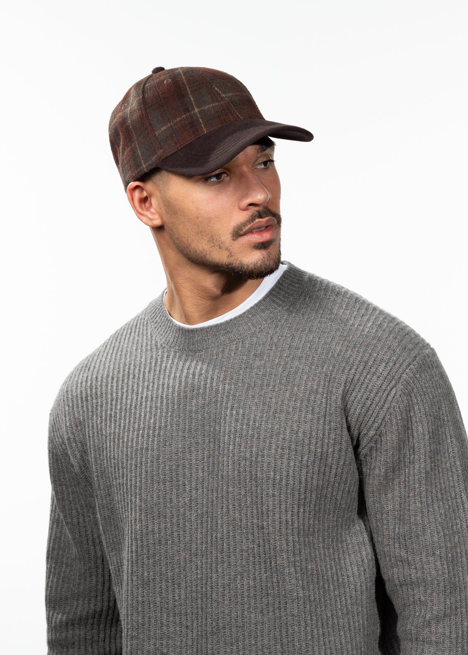 Men Inneys Cap brown - Front