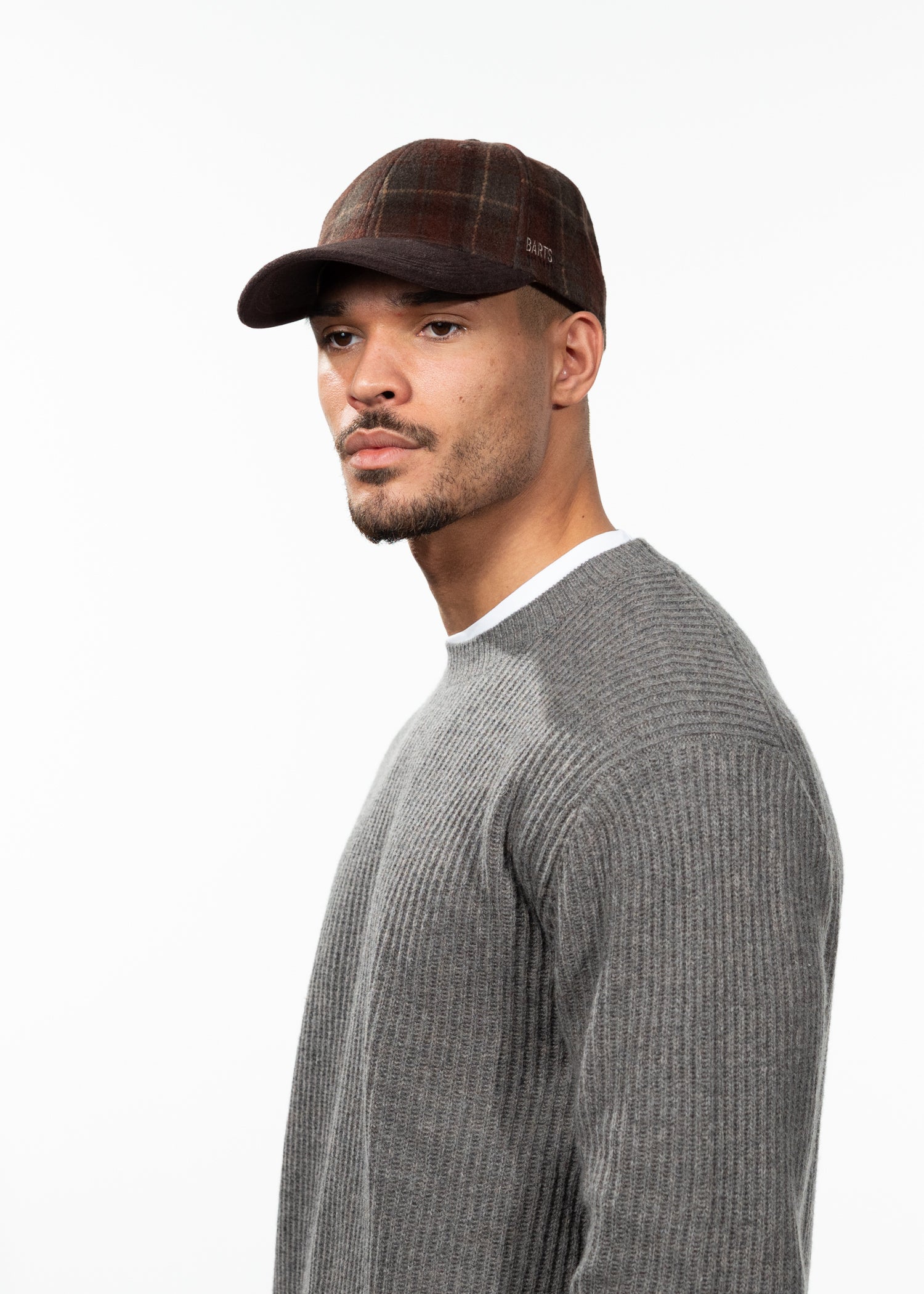 Men Inneys Cap brown - Side
