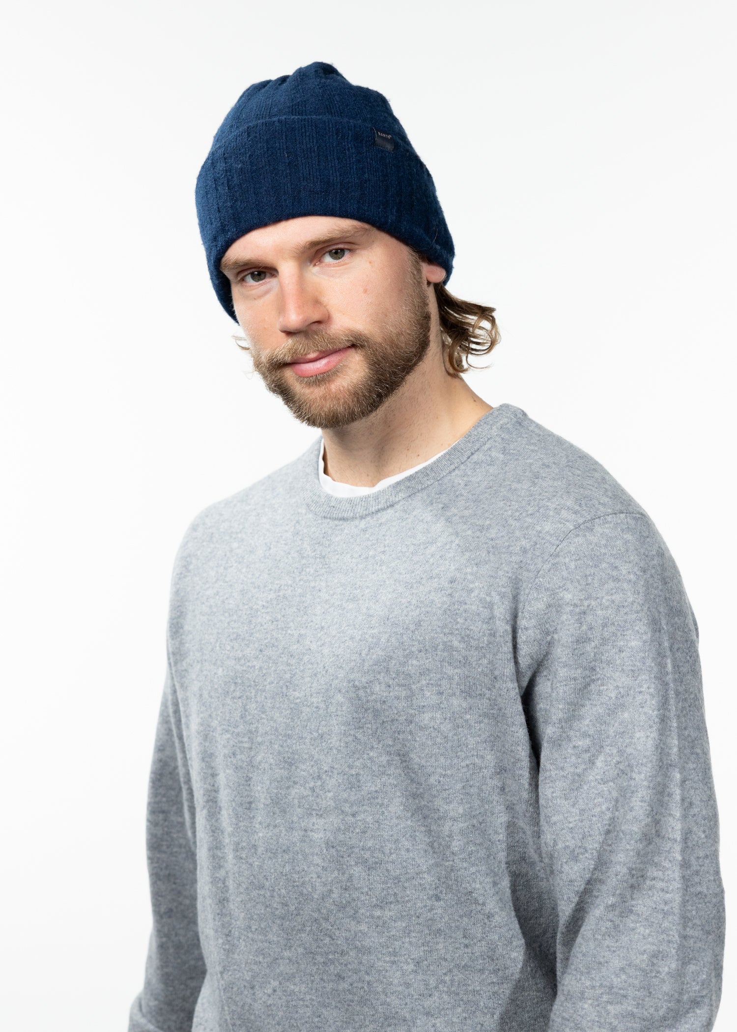 Men Mailcom Beanie navy - Side