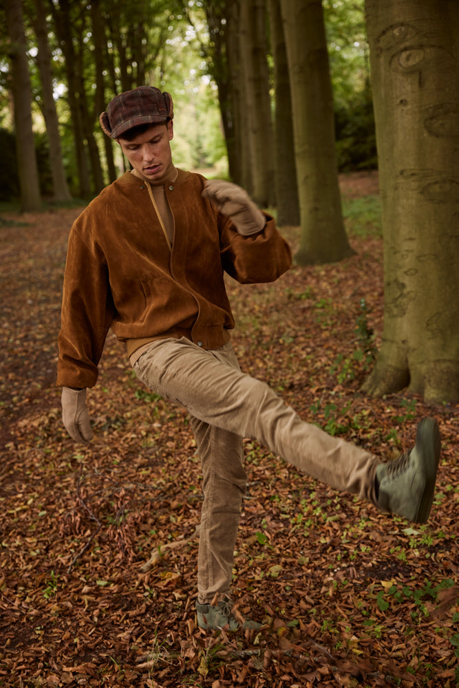 Men Rodey Cap brown - Model