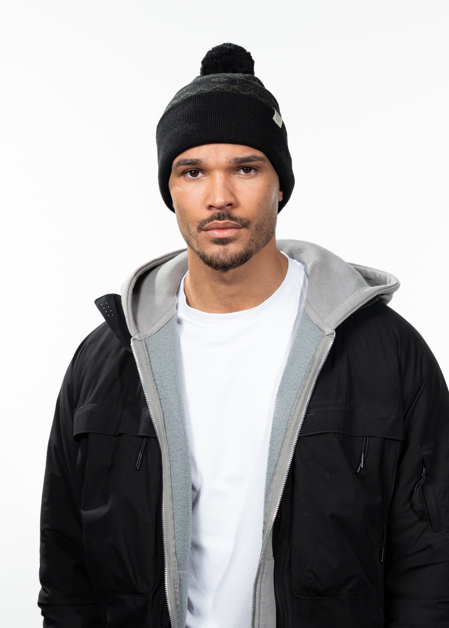 Men Seona Beanie black - Front