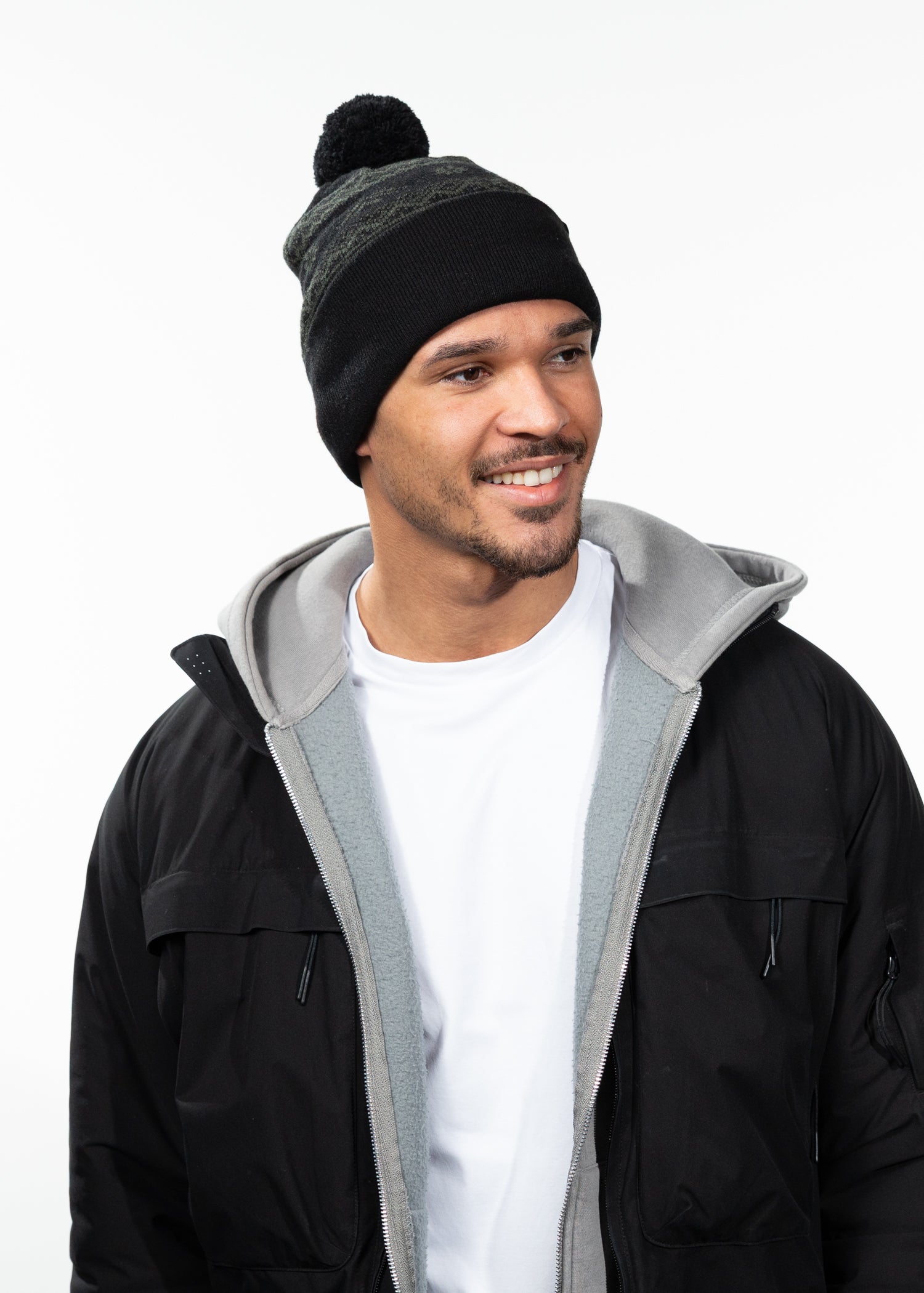 Men Seona Beanie black - Side