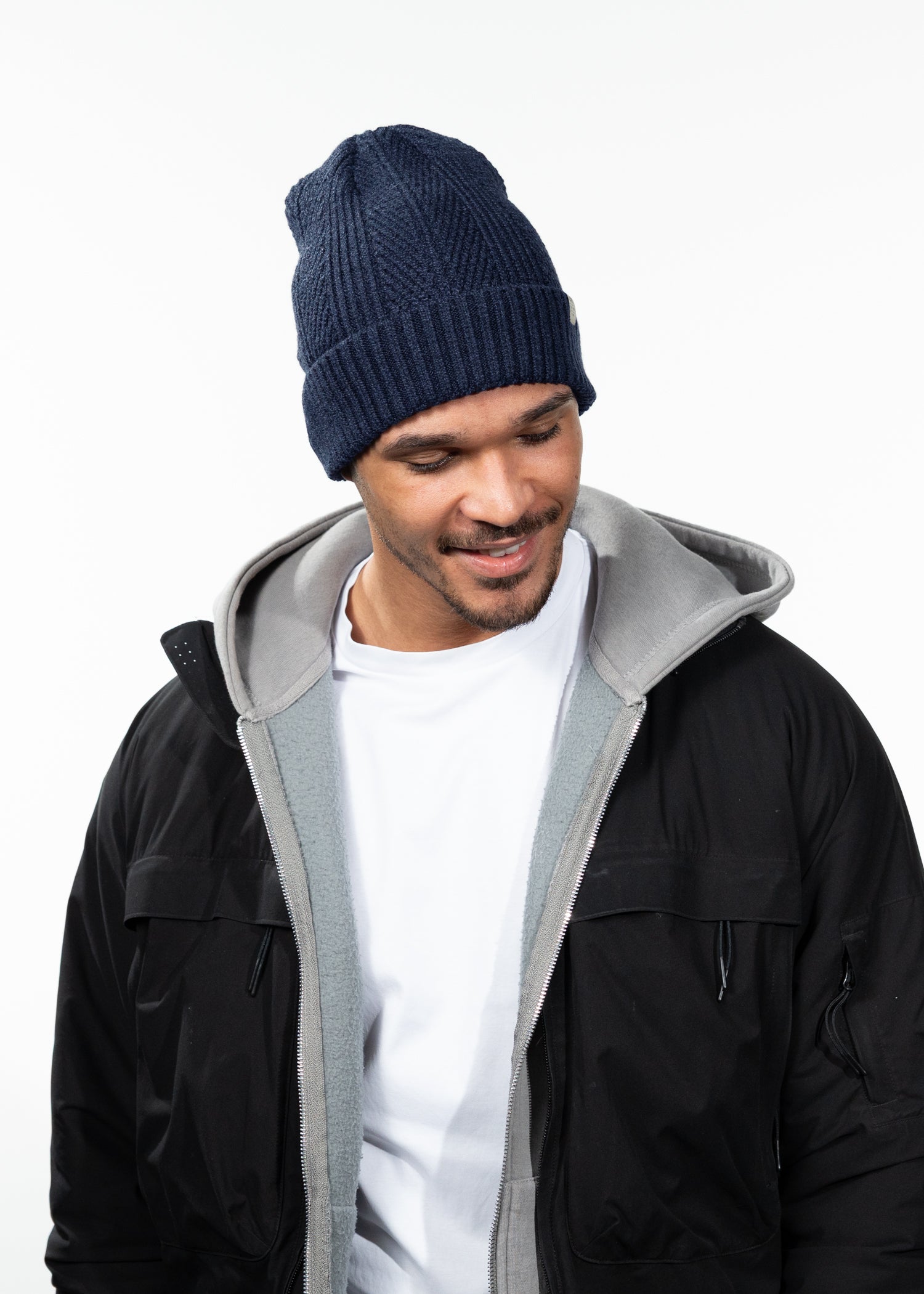 Men Mearcas Beanie navy - Front
