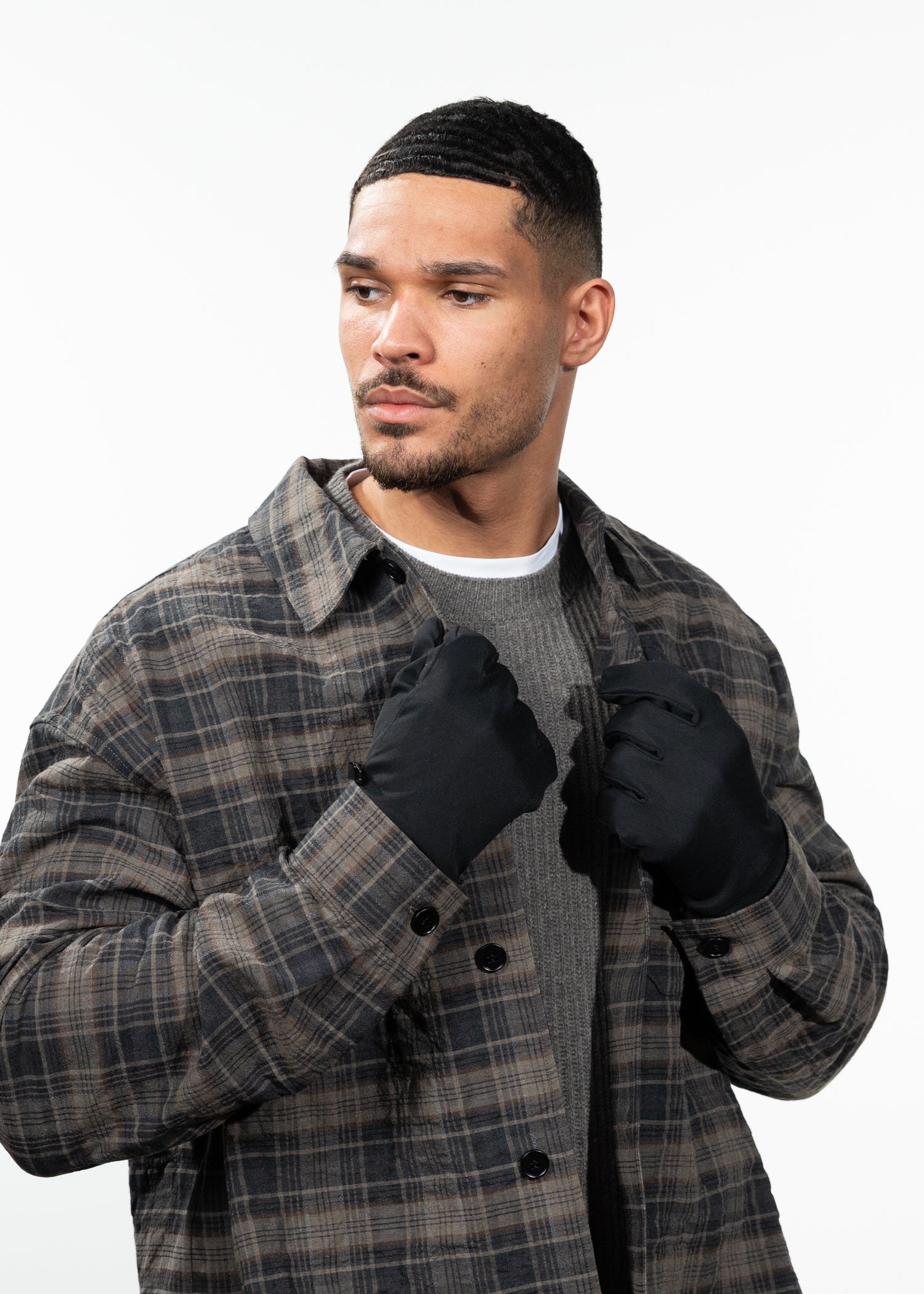 Men Altitude Gloves black - Front