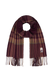 Men Wallash Scarf burgundy