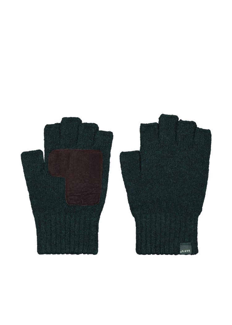 Men Moiray Fingerless Gloves bottle green
