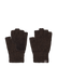 Men Moiray Fingerless Gloves dark brown