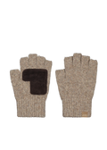 Men Moiray Fingerless Gloves taupe